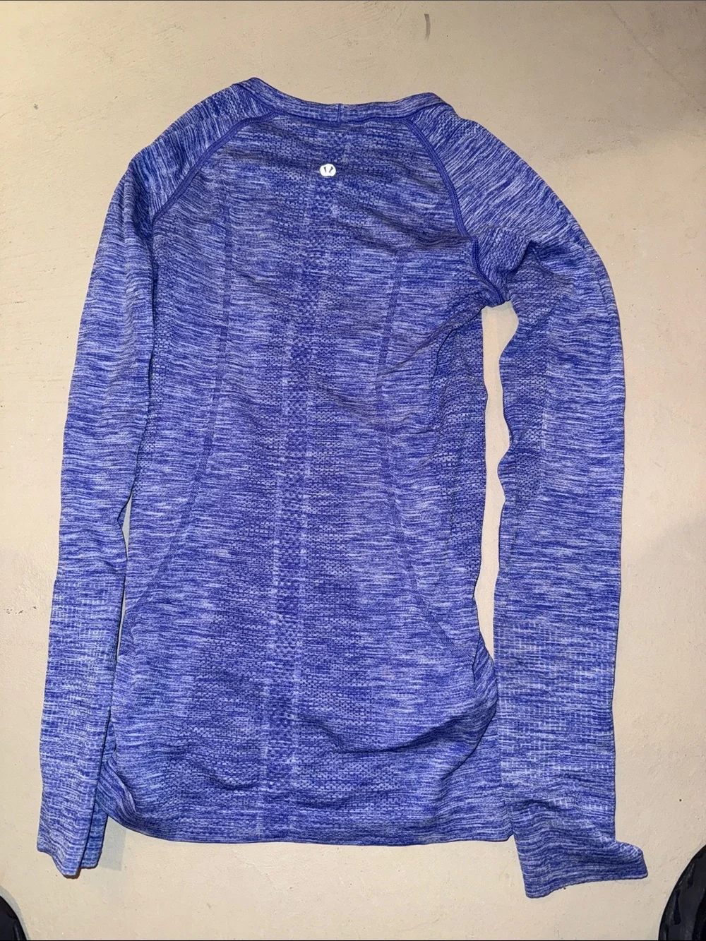 lululemon athletica Heathered Royal Blue Long-Sleeve Performance Tee